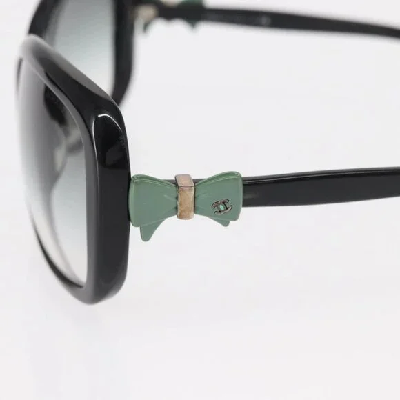 CHANEL Sunglasses plastic Black CC Auth ka959V - Picture 8 of 15